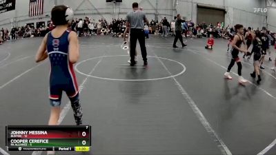 64 lbs Round 1 (4 Team) - Johnny Messina, Buxton vs Cooper Cerefice, PA Alliance