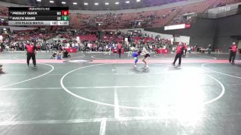 138 lbs 5th Place Match - Evelyn Sears, Chilton/Hilbert vs Presley Quick, Wisconsin