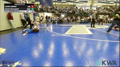 55 lbs Round Of 16 - Casen Ambriz, Team Guthrie Wrestling vs Wyatt McCaskey, Warhorse Wrestling Club