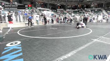 155 lbs Quarterfinal - Memphis Shelley, Hornet Wrestling Club vs Andon Mongold, Lions Wrestling Academy