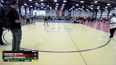 130 lbs Rd# 4- 2:00pm Friday Final Pool - Anthony Berardesco, M2TCNJ vs Dezmond Melendez, No Escape W.A.