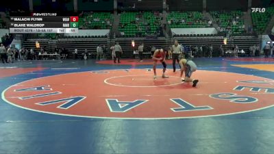 1A-4A 157 Cons. Round 3 - Blake Waldrop, Randolph vs Malachi Flynn, Weaver