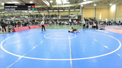 165 lbs Quarterfinal - Logan Holmes, Shawsheen vs David Perez, Ponaganset