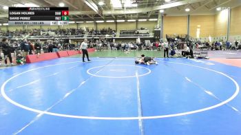 165 lbs Quarterfinal - Logan Holmes, Shawsheen vs David Perez, Ponaganset
