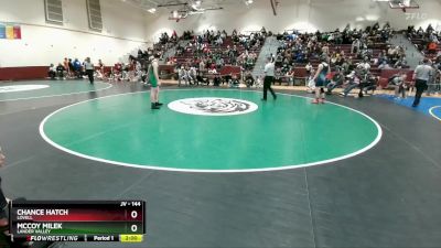 144 lbs Cons. Round 3 - Chance Hatch, Lovell vs McCoy Milek, Lander Valley