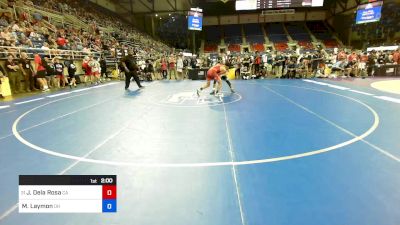 126 lbs Rnd Of 256 - Jayden Dela Rosa, CA vs Maddox Laymon, OH