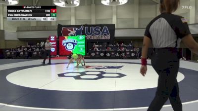 62 lbs 1st Place Match - Eva Encarnacion, HeadHunters Wrestling Club vs Reese Szymanski, Team Tugman Wrestling Club