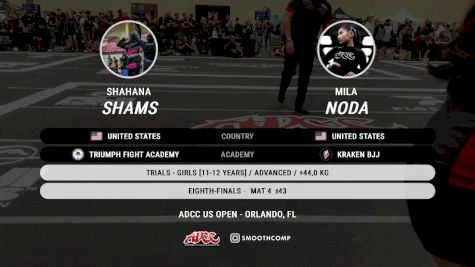 Mila Noda vs Shahana Shams 2025 ADCC Orlando Open/Youth Trials