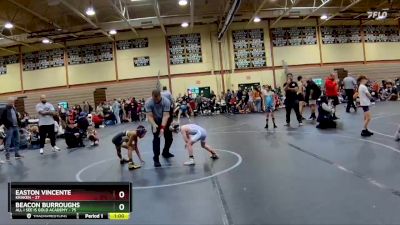 56 lbs Quarterfinal - Easton Vincente, Kraken vs Beacon Burroughs, All I See Is Gold Academy