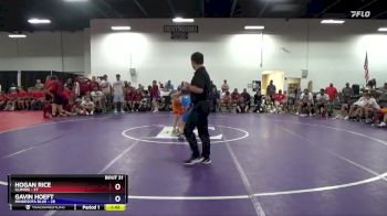 77 lbs 2nd Place Match (16 Team) - Hogan Rice, Illinois vs Gavin Hoeft, Minnesota Blue