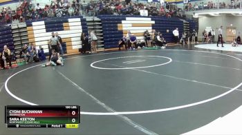 100 lbs. Champ. Round 3 - Sara Keeton, Northwest (Cedar Hill) vs Cydni Buchanan, Washington