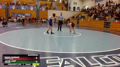 106 lbs Quarterfinal - Isaiah Marquis, Forest Grove vs Jacob Jump, Newberg