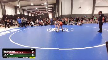 102 lbs 2nd Place Match - Jack Lovell, COWA vs Landon Hill, Juneau Youth Wrestling Club Inc.