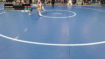 132 lbs Consolation Bracket - Jason Hike, Bellevue East vs Izayah Plunk, North Platte