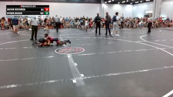 100 lbs Quarterfinal - Jacob Escorza, N/a vs Dysen Dixon, Rabbit Wrestling Club