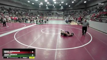 126 lbs Quarterfinal - Berke Eisenhauer, Heritage Hills vs Owen Troesch, Forest Park