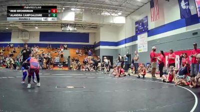 80 lbs Round 2 - Alandra Campoalegre, Cobra Wrestling Club vs Reid Bronniman, Cobra Wrestling Club