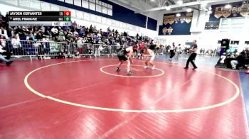 175 lbs Cons. Round 6 - Arel Francke, Calabasas vs Jayden Cervantes, Etiwanda