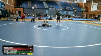 39-40 lbs Round 2 - Oaken Lorance, Talons Wrestling Club vs Teddy Beus, Empire Battle School