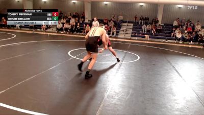 157 lbs Champ. Round 3 - Tommy Freeman, New Mexico Highlands vs Ethan Sinclair, Northeastern Junior College