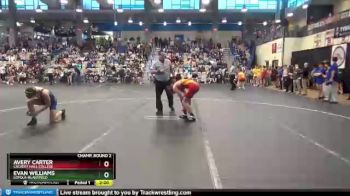145 lbs Champ. Round 2 - Avery Carter, Calvert Hall College vs Evan Williams, Loyola-Blakefield