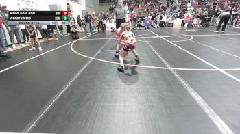 52-55 lbs Round Of 16 - Aidan Garland, Berryhill Wrestling Club vs Violet Jones, Honey Badgers Wrestling Club