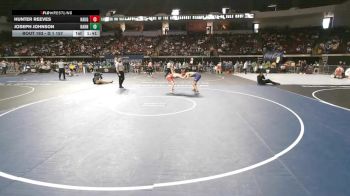D 1 157 lbs Prelim - Joseph Johnson, Hahnville vs Hunter Reeves, Haughton