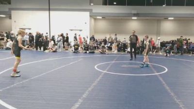 70 lbs Consi Of 16 #2 - Jackson Claycomb, PA vs Elijah Thompson, NC
