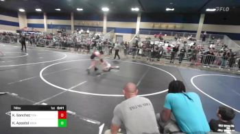 74 lbs Consi Of 8 #2 - Kaiden Sanchez, Titans WC vs Kaikoa Apostol, SoCal Grappling WC