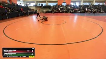 157 lbs Champ. Round 1 - Landen Smith, Oswego State vs Mark Venson, Centenary (NJ)