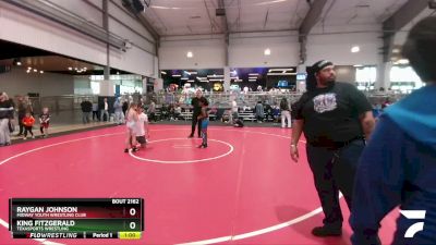 92 lbs Round 4 - Raygan Johnson, Midway Youth Wrestling Club vs King Fitzgerald, Texasports Wrestling