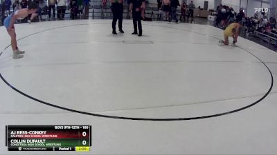 160 lbs Champ. Round 2 - Aj Ress-Conkey, Ralston High School Wrestling vs Collin Dufault, Conestoga High School Wrestling