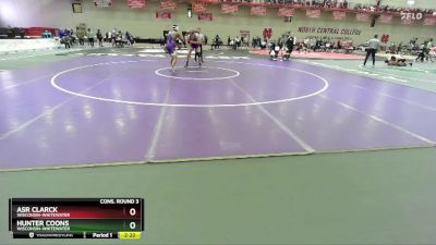 197 lbs Cons. Round 3 - Hunter Coons, Wisconsin-Whitewater vs Asr Clarck, Wisconsin-Whitewater