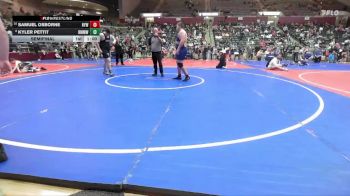 285 lbs Semifinal - Kyler Pettit, Bauxite Mini Miners Wrestling vs Samuel Osborne, Harrison Youth Wrestling