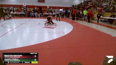 92-101 lbs Round 1 - Braxton Erickson, Wiggins Youth Wrestling vs Mason Covelli, Wiggins Youth Wrestling