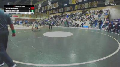 106 lbs Semifinal - Benson Tanner, Del Oro vs Mark Ramirez, Palm Desert