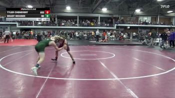 125 lbs Cons. Round 2 - Tyler Chenevert, Augsburg vs Brady Mouser, Illinois Wesleyan