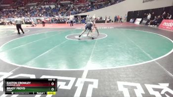 5A-126 lbs Cons. Round 1 - Brady Froyd, Canby vs Easton Crowley, Mountain View