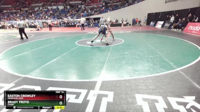 5A-126 lbs Cons. Round 1 - Brady Froyd, Canby vs Easton Crowley, Mountain View