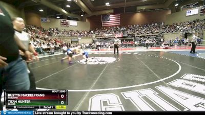 2A 175 lbs Semifinal - Titan Hunter, Beaver vs Rustyn Mackelprang, Parowan