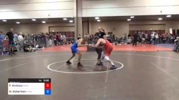 62 kg Prelims - Patsy Anthony, Pennsylvania vs Matthew Robertson, Washington