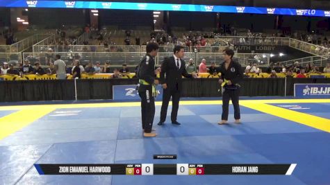 Horan Jang vs Zion Emanuel Harwood 2025 Pan Kids Jiu-Jitsu IBJJF Championship