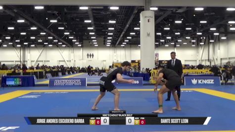 DANTE LEON vs Jorge Escudero Barba 2025 World IBJJF Jiu-Jitsu No-Gi Championship