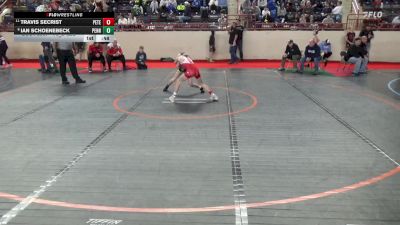 75_B lbs Consi Of 8 #1 - Travis Secrist, Peters Twp vs Ian Schoenebeck, Pennsbury