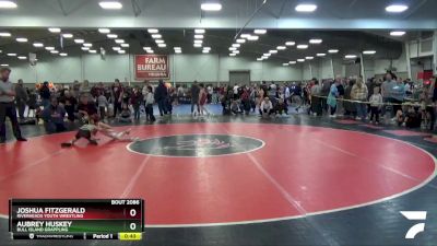 63 lbs Champ. Round 2 - Aubrey Huskey, Bull Island Grappling vs Joshua Fitzgerald, Riverheads Youth Wrestling