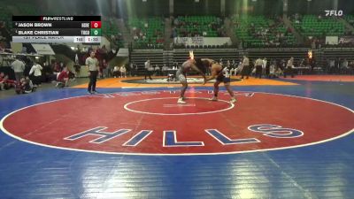 7A 215 lbs 1st Place Match - Blake Christian, Tuscaloosa County vs Jason Brown, Huntsville