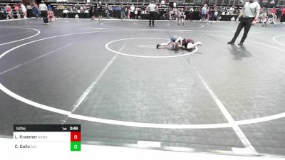 52 lbs Consi Of 4 - Layton Kraemer, Nomad Wrestling Academy vs Carson Gallo, SJO Spartans