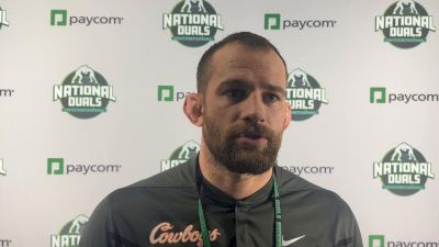 David Taylor After Day 1 Of The 2025 National Duals