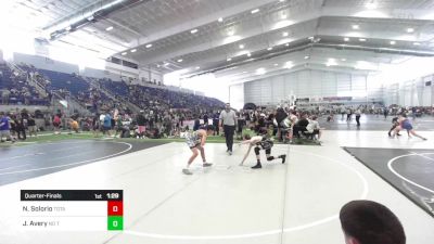 113 lbs Quarterfinal - Nathaniel Solorio, Total Kaos vs Jonathan Avery, No Team