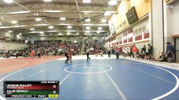 138 lbs Cons. Round 2 - Joaquin Gullatt, Monument Valley vs Kaleb Benally, Mesa